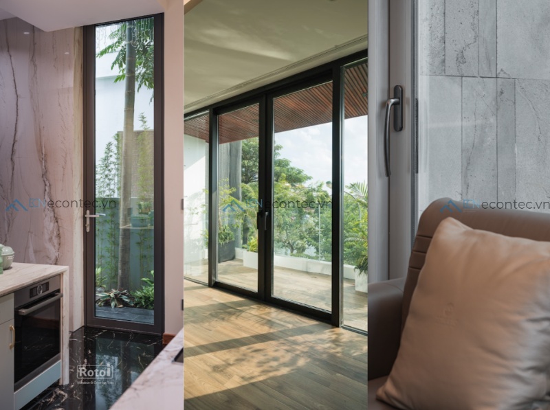 Hệ cửa Roto đa dạng thiết kế quyết định chi phí và công năng