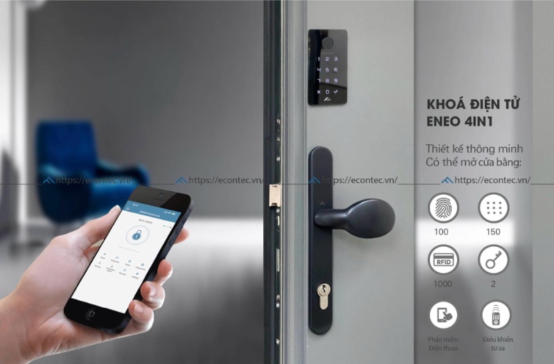 Cửa nhôm Roto tích hợp thông minh nâng cao tiện nghi và an ninh